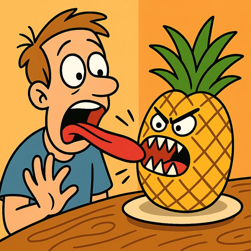 When Pineapples Bite Back: The Fruit That Eats You