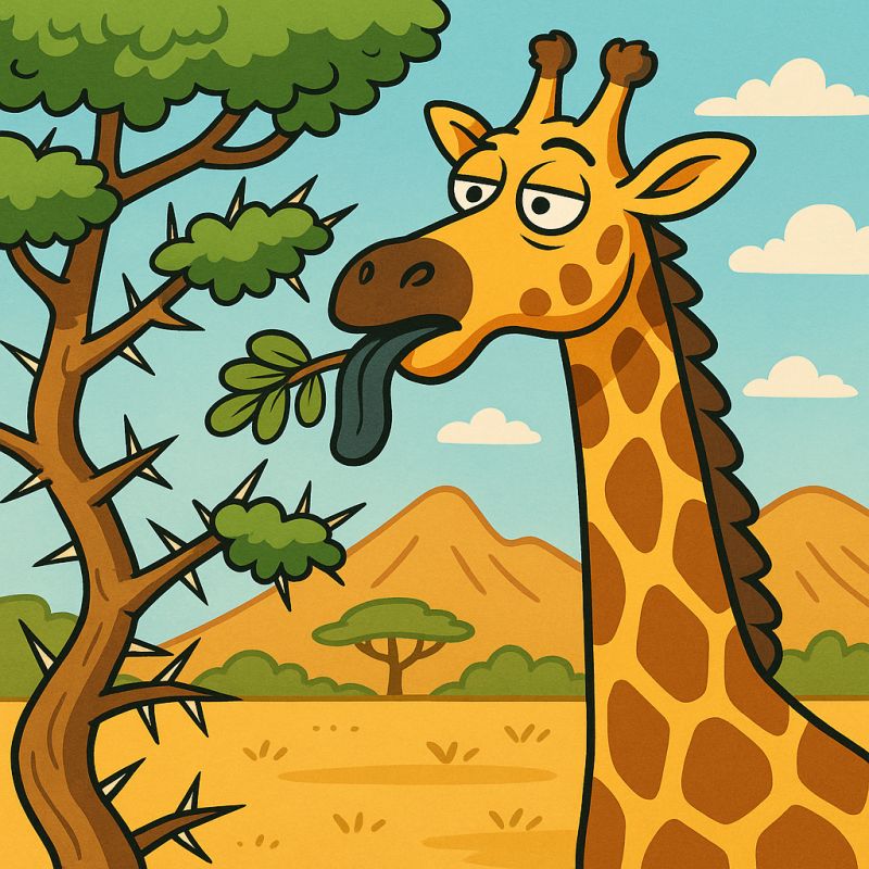 Why Giraffes Have Black Tongues and How It Relates to Your Eating Habits