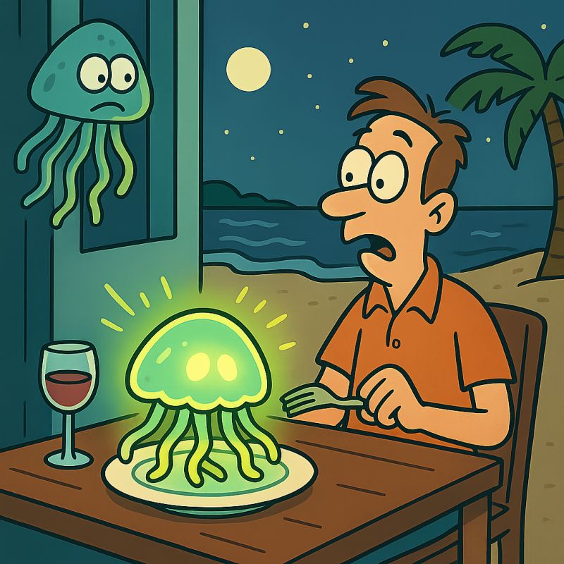 Why Do Glow-in-the-Dark Jellyfish Glow — and Should We Eat Them?
