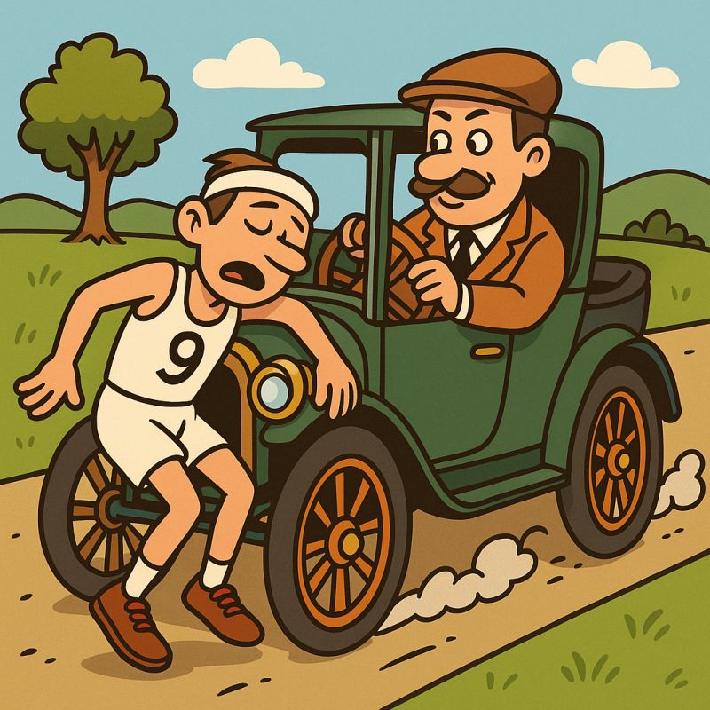 Why the 1904 Olympic Marathon Was Won on a Car Ride – Here's the Bizarre Truth