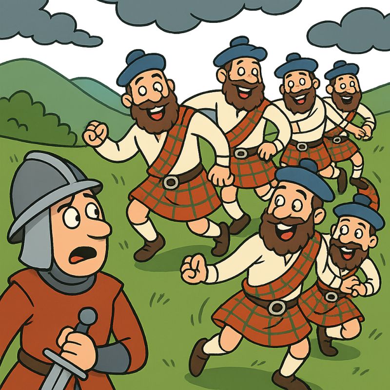 Why Did the Scots Dance to Stop an English Invasion?