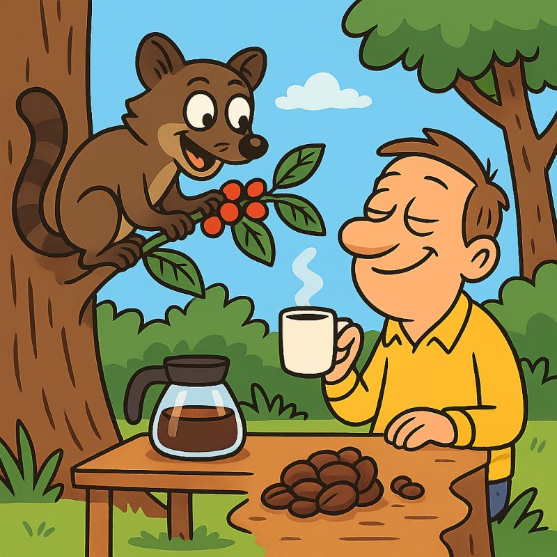 The Poop Coffee Paradox: How Civet Coffee is Brewed by Wild Digestive Magic