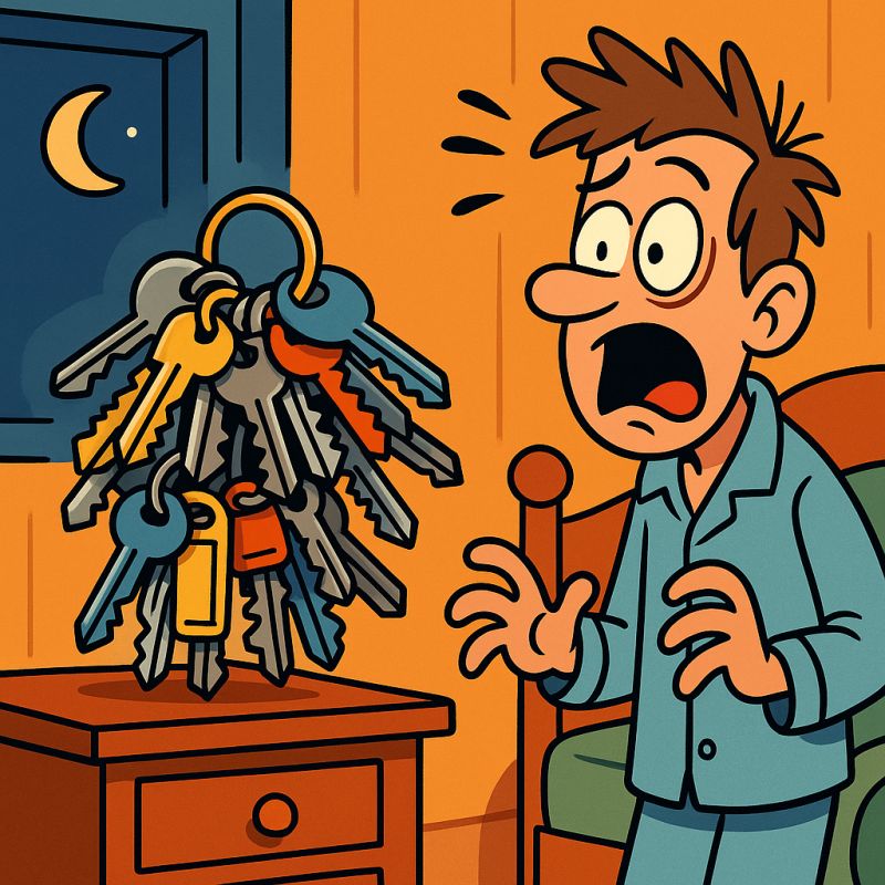 Why Do Keys Multiply on Keychains Overnight—And Is There a Scientific Explanation?