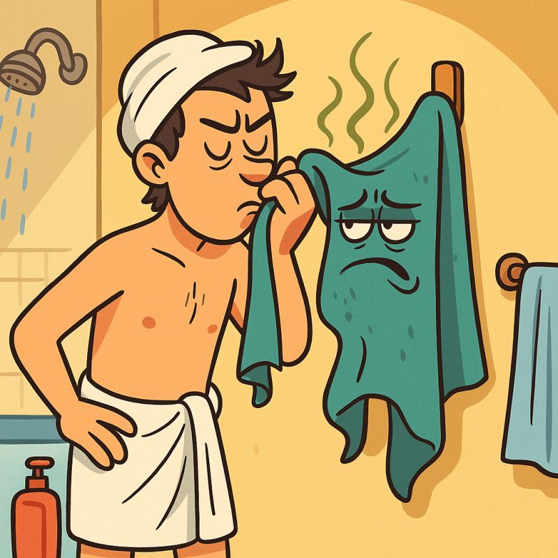 Why Do Towels Smell Musty So Fast After Just One Use? The Gross Truth and Simple Science