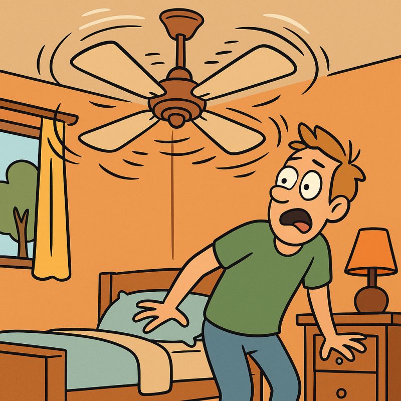 Why Do Ceiling Fans Wobble Even If Installed Correctly? The Wobbling Fan Mystery Explained
