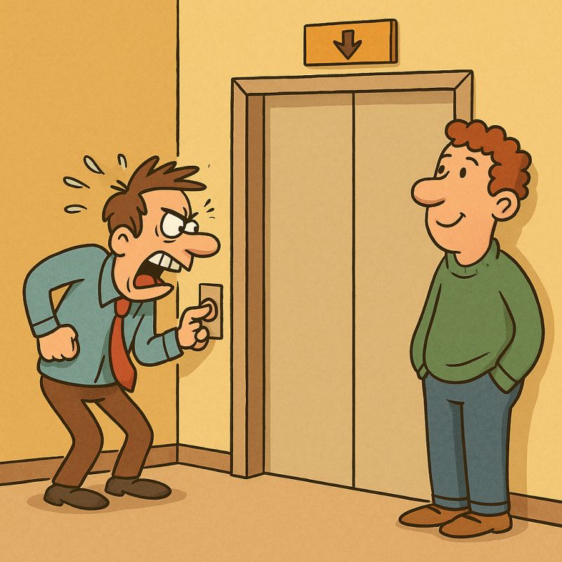 Why Do Elevators Arrive Slower When You're In a Hurry – The True Button-Pushing Paradox Revealed