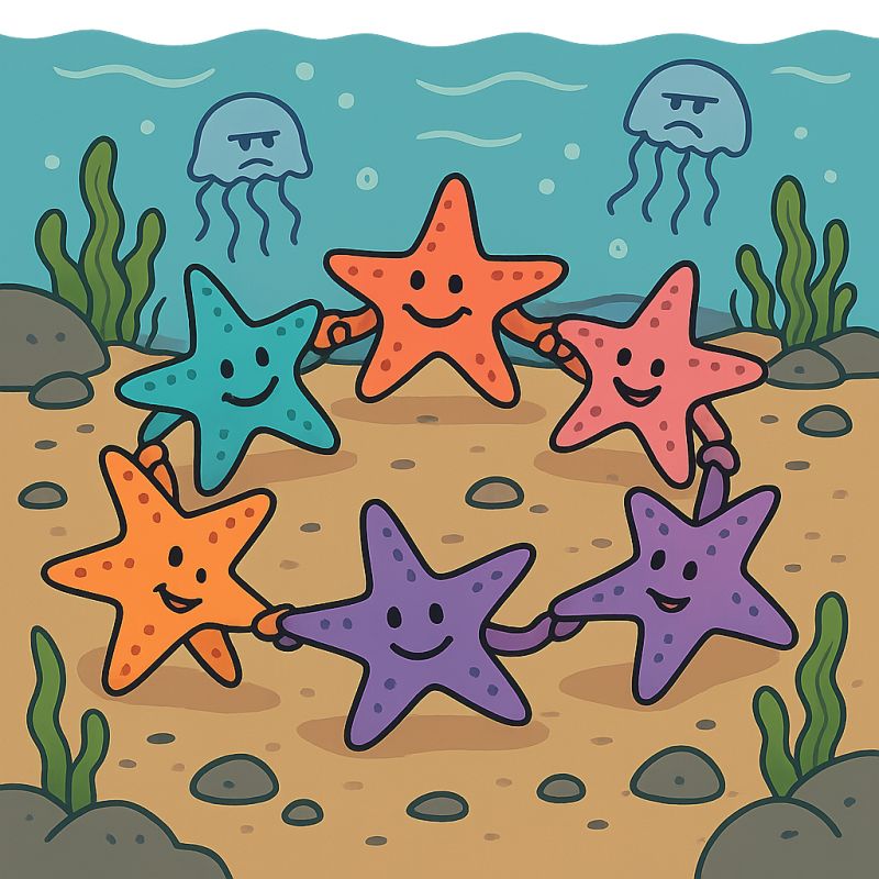 Why Do Starfish Hold Hands: The Surprising Science Behind Their Synchronized Dances (and No, They're Not Just Shy)