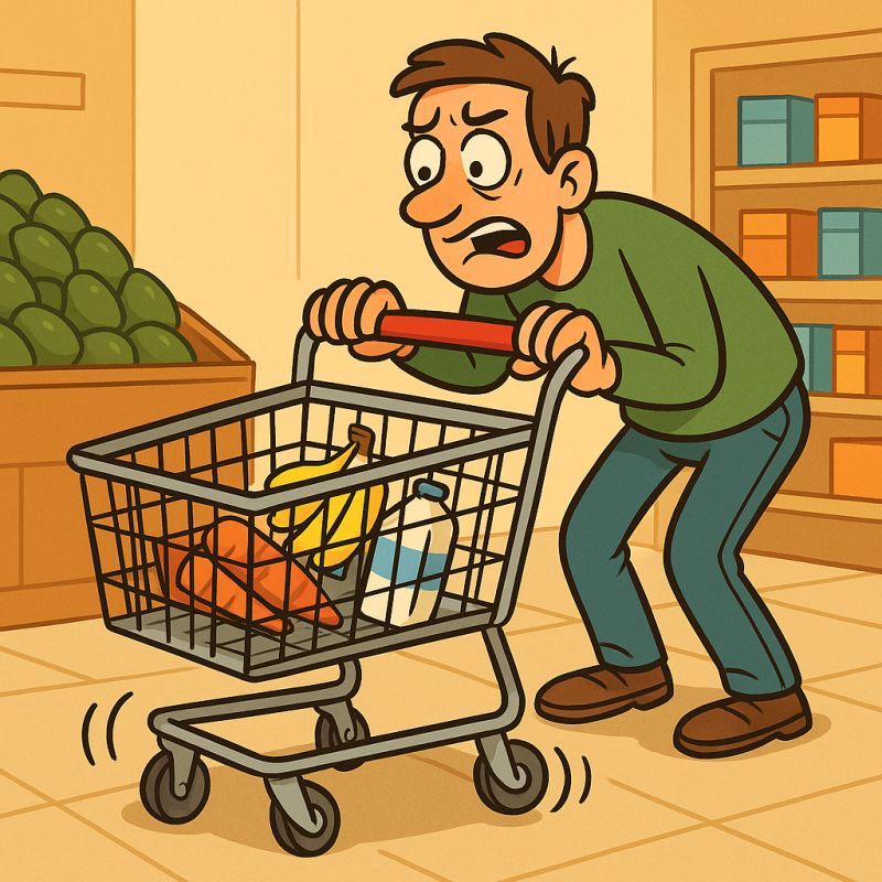 Why Are Shopping Cart Wheels Always Crooked—and What Happens If One Isn’t?