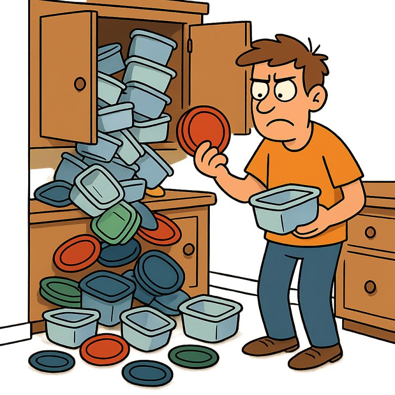 Why Do Tupperware Lids Never Match the Containers You Have — and the Startling Science Behind It