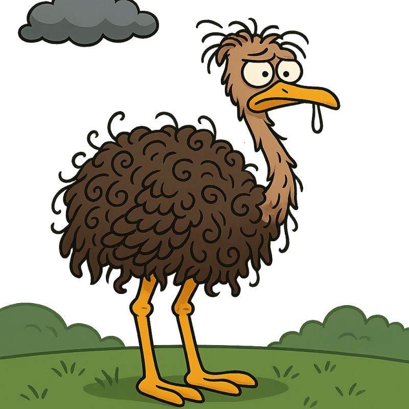 Why Do Ostrich Feathers Curl in the Rain – and How It Became Nature’s Most Bizarre Fashion Statement