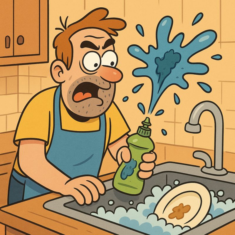 Why Do Dish Soap Bottle Nozzles Always Clog and Become Gross? Here’s the Explosive Soap Science