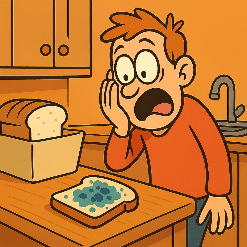 Why Does Bread Turn Blue Sometimes and What Makes Moldy Bread So Strange?