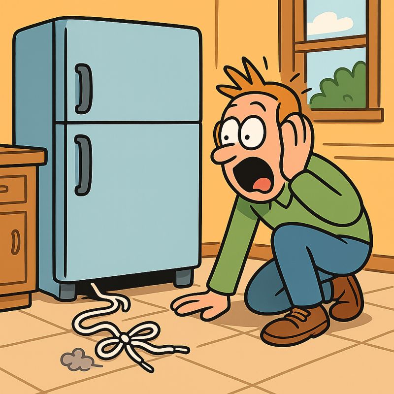 Why Do Shoelaces End Up Under the Fridge and Not Anywhere Else? The Odd Truth Revealed